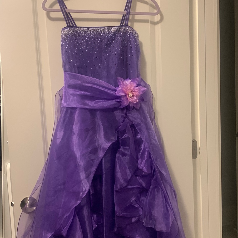 Cinderella Couture purple gown size 14 girls